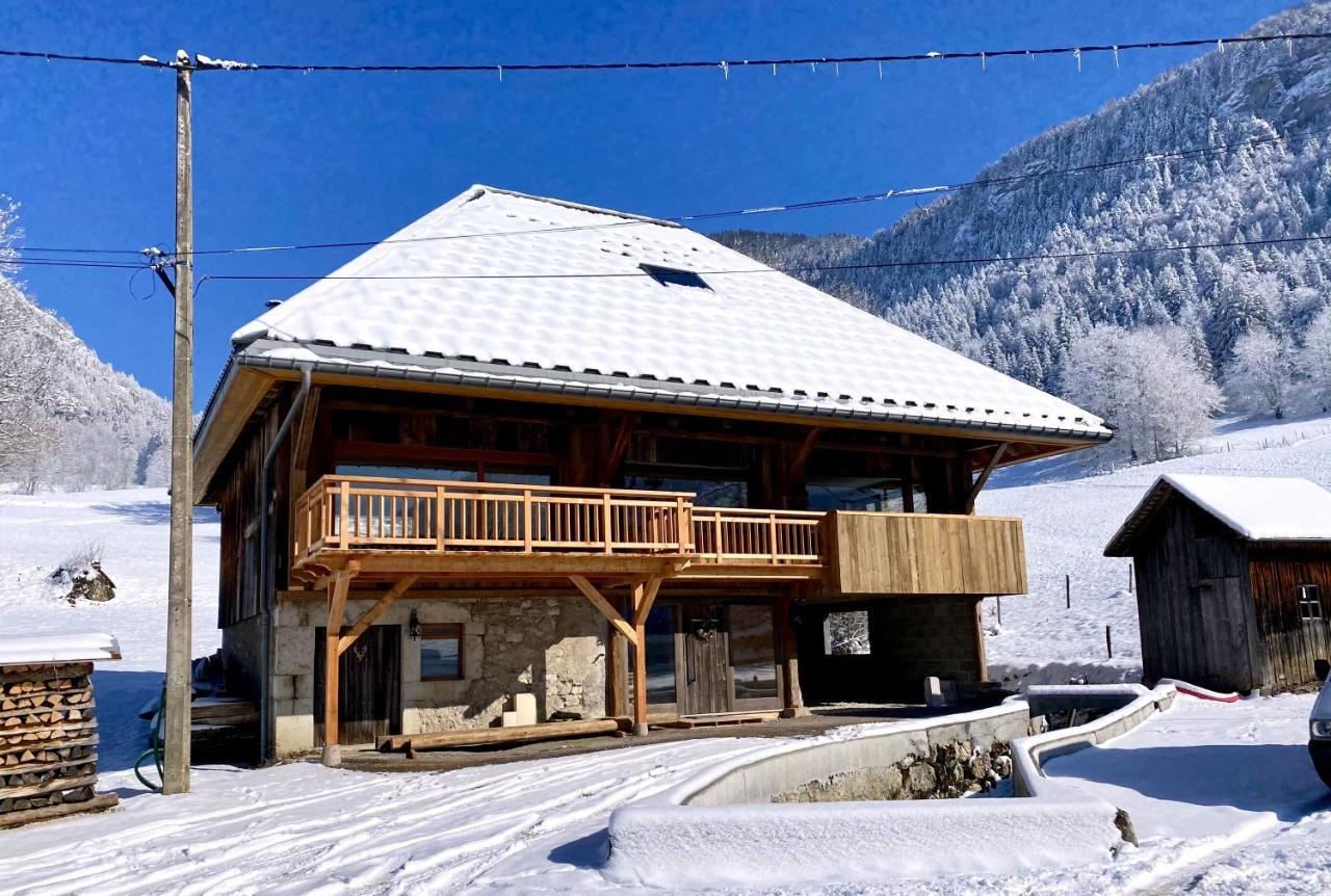 Bellecombe-en-BeaugesLa Grange Au Ruisseau别墅 外观 照片